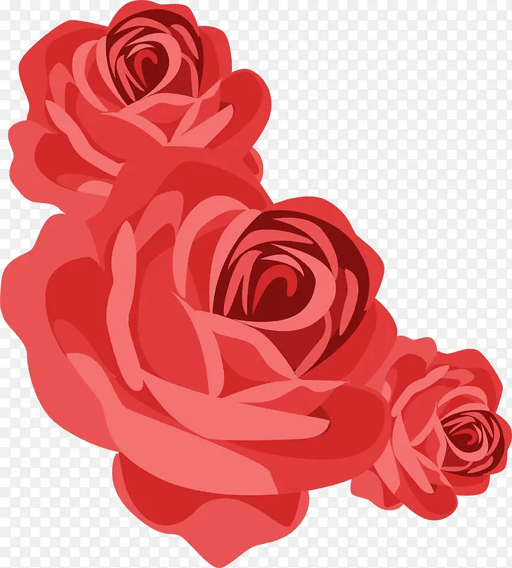 情人节手绘玫瑰花