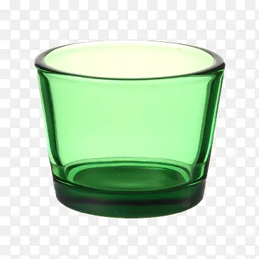绿色透明玻璃杯子
