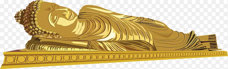 金色的卧佛