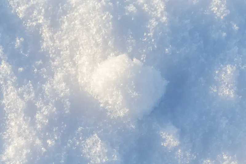 雪地雪花