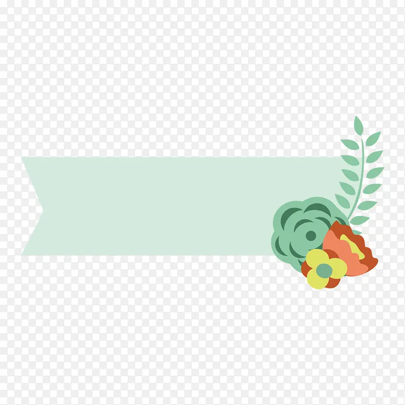 手绘花朵边框促销
