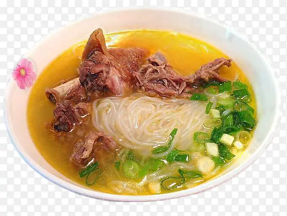 炖鸡汤面