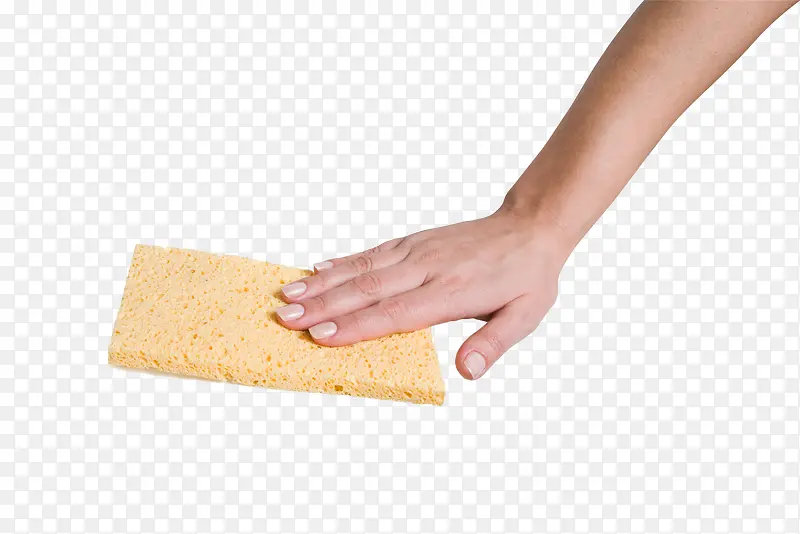 黄色海绵清洁布