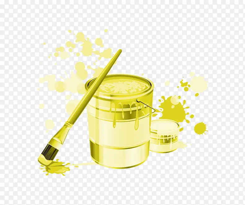 黄色油漆桶
