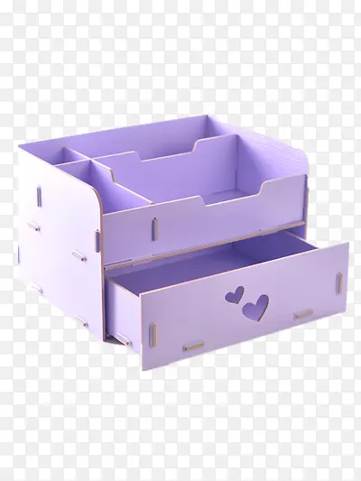 蓝紫色收纳盒