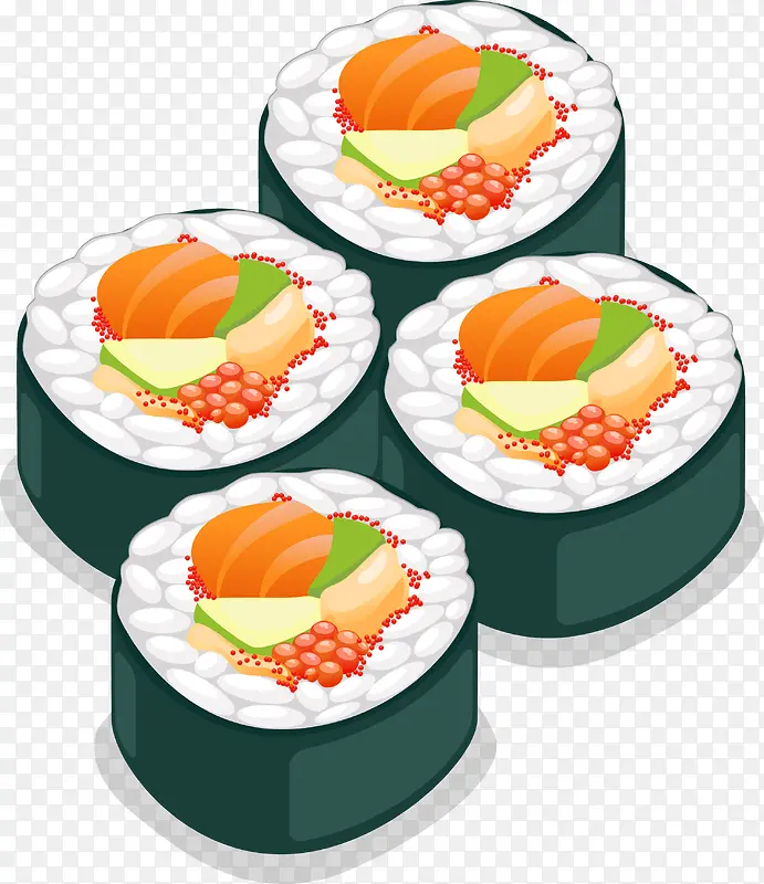 卡通寿司食物素材图