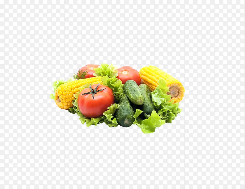 玉米黄瓜组合
