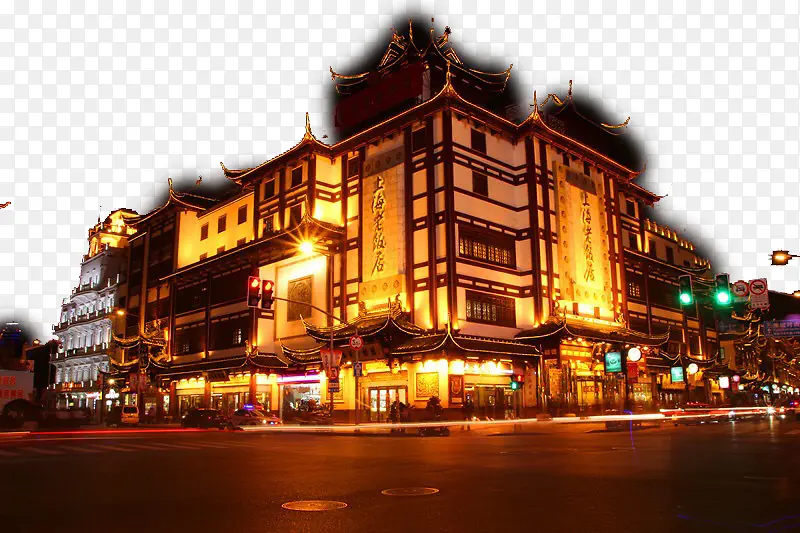 上海老饭店夜景