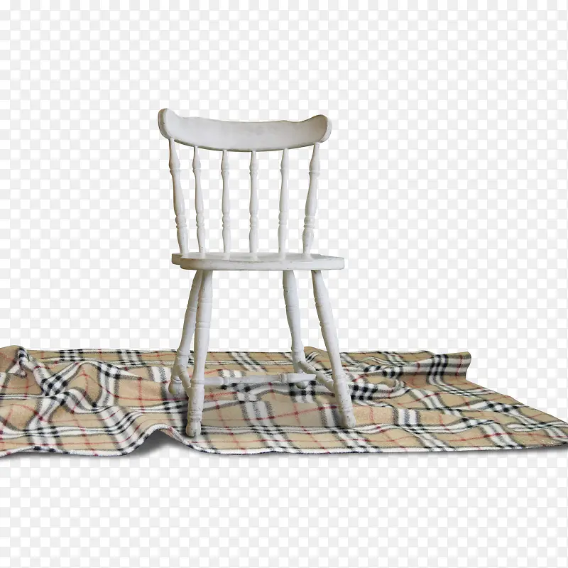 椅子和毯子的图片