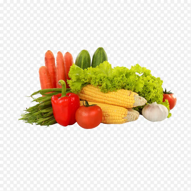 一组水果蔬菜