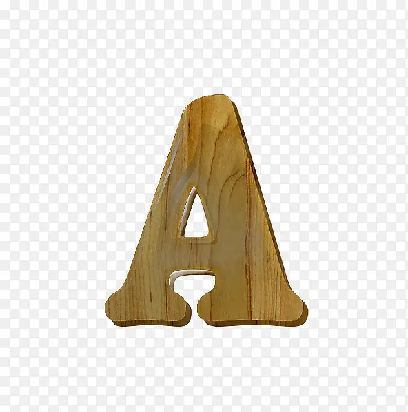 木纹字母a