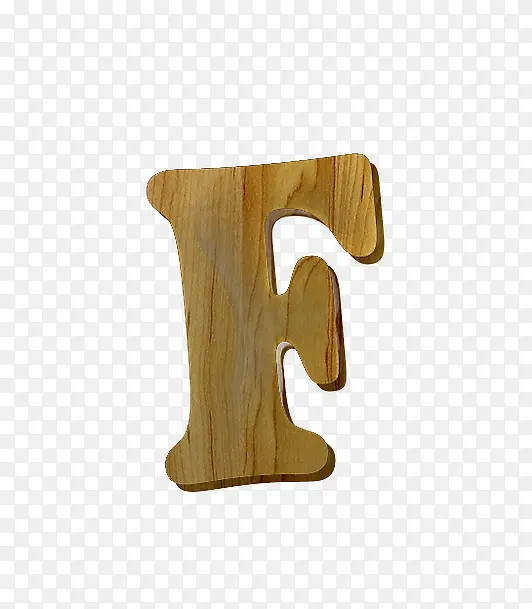 木纹字母f
