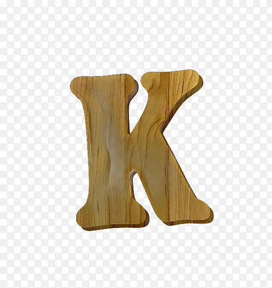 木纹字母k