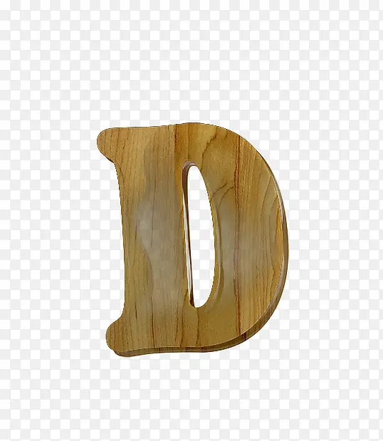 木纹字母d
