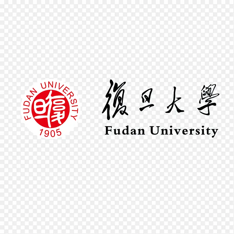 上海复旦大学矢量标志