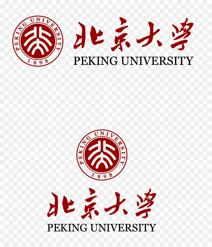 北京大学logo