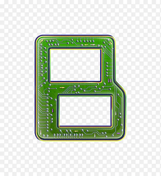 电路板字母数字8
