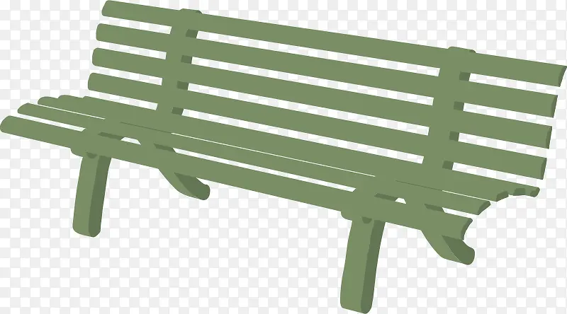 绿色的卡通夏天的椅子