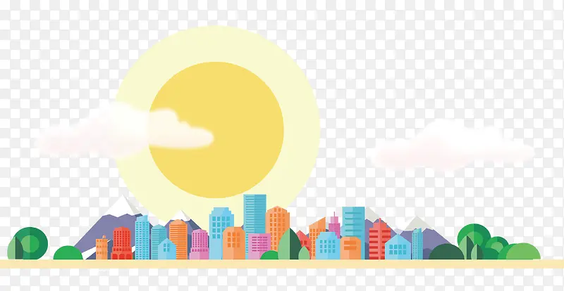 城市和太阳