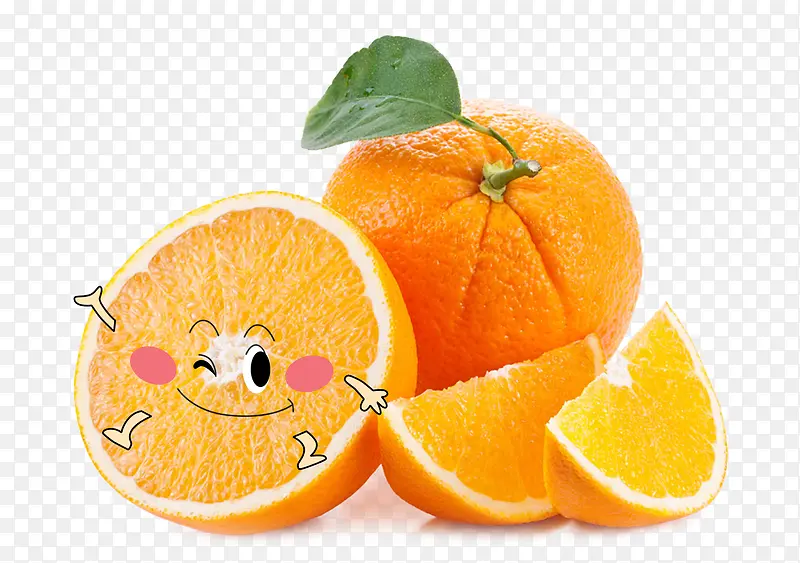 卡通可爱橙子