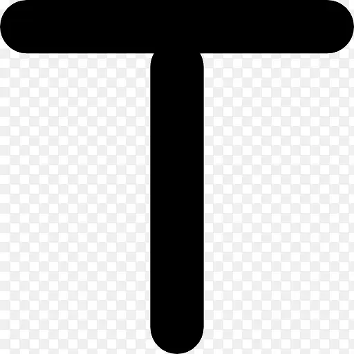 字母T标志的形状图标