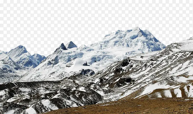 西藏冰雪风景摄影图片
