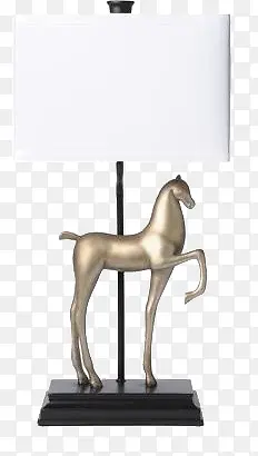 金色马匹装饰吊灯个性