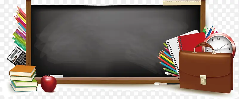 矢量手绘黑板