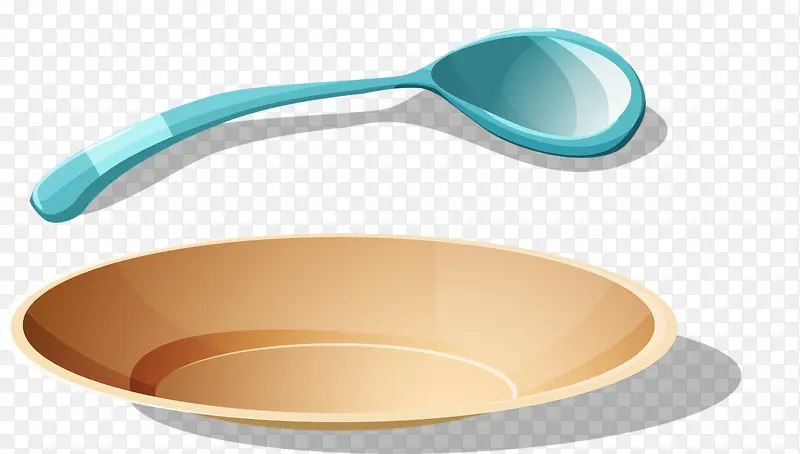 盘子和勺子