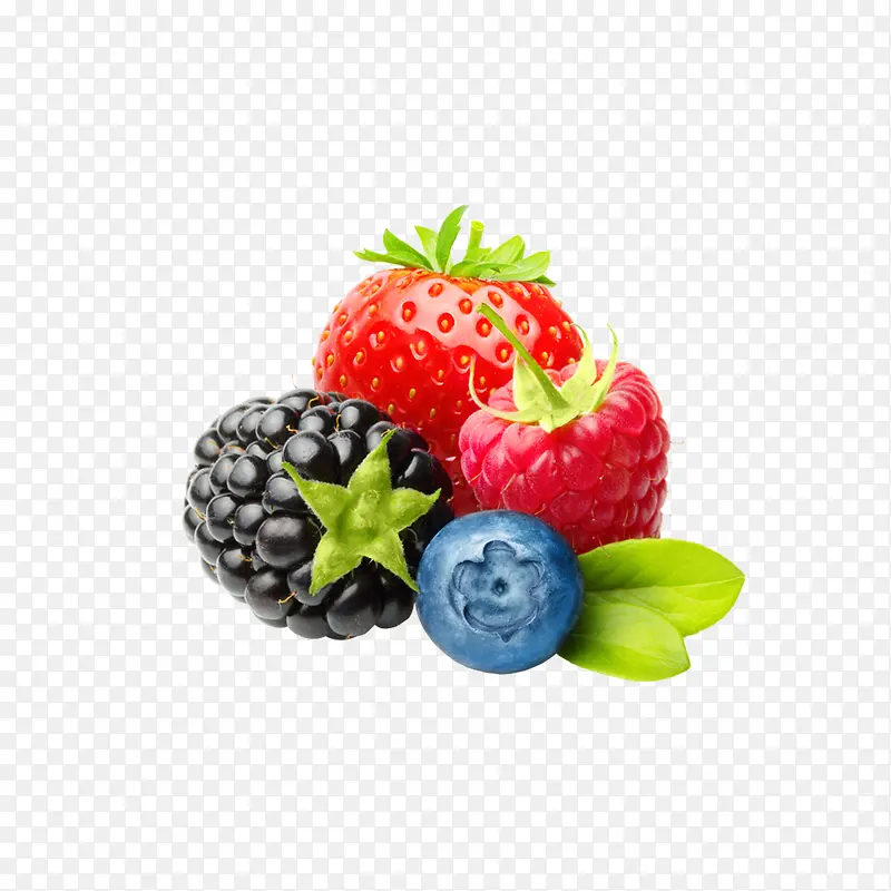 草莓蓝莓新鲜水果