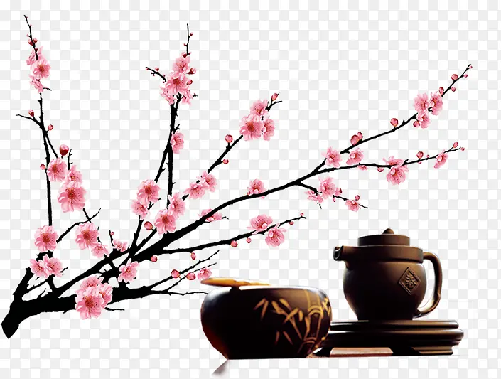古典鲜花元素