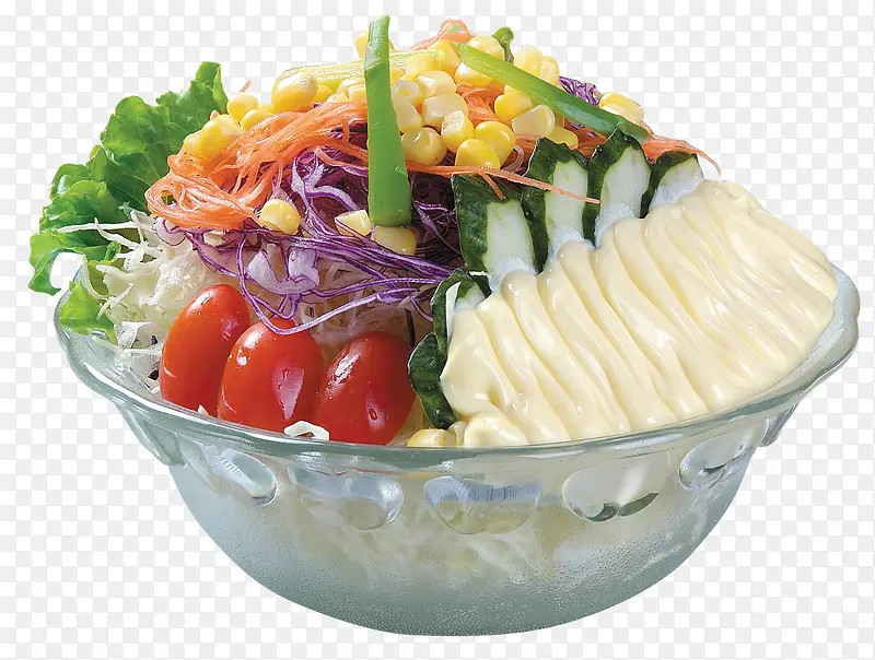 产品实物蔬菜沙拉