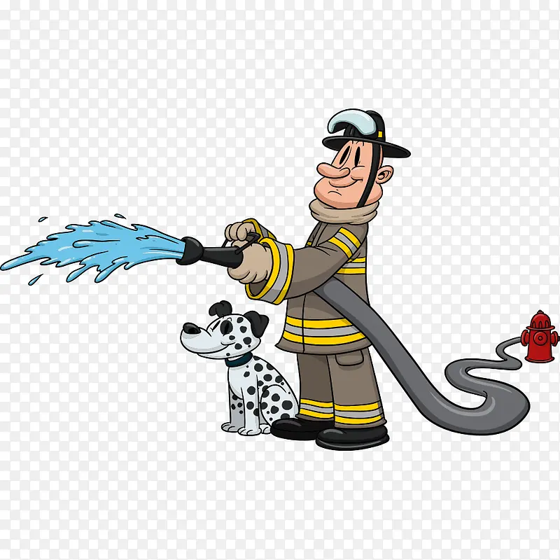 斑点狗和消防员