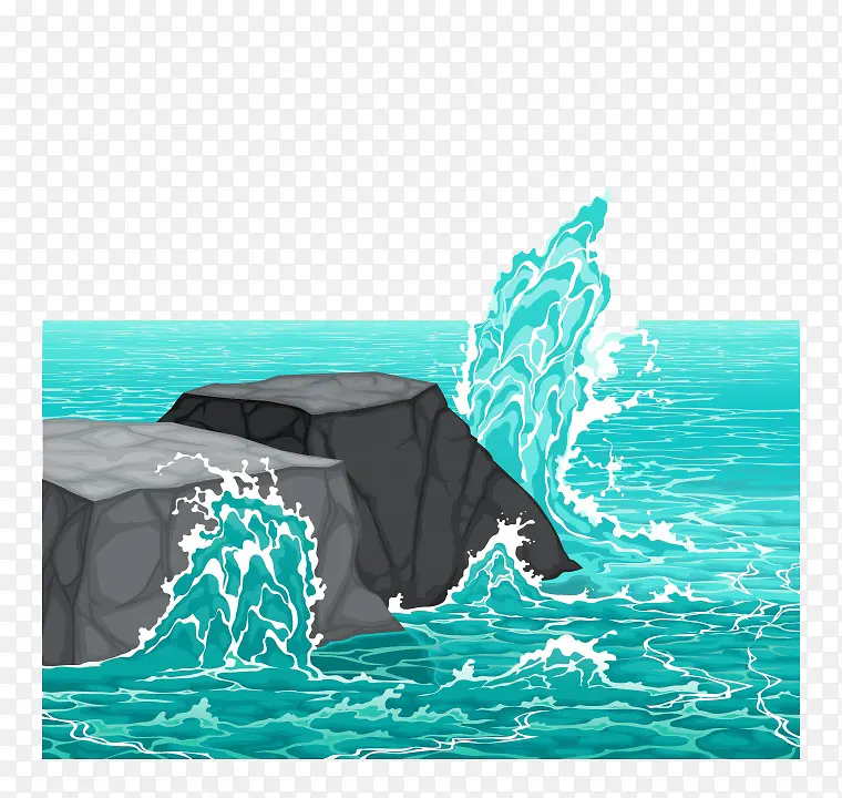 流动的水
