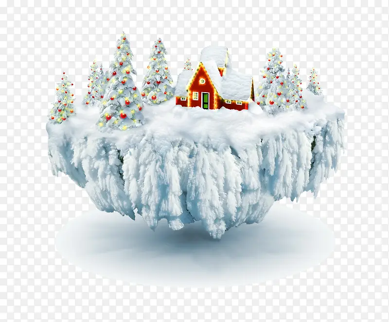 雪中屋子