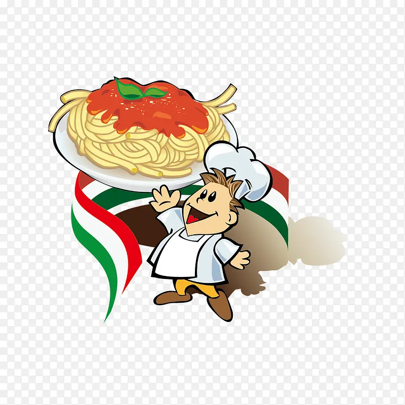 意大利面和厨师