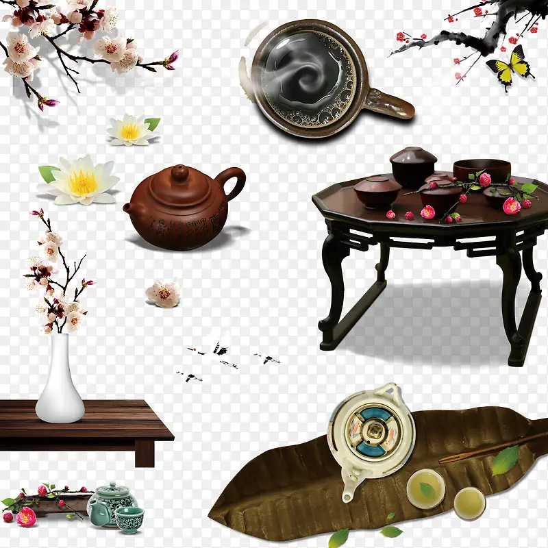 茶具矢量图PNG图片素材下载_图片编号ypapjbeg-免抠素材网