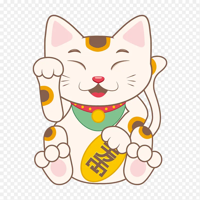 矢量招财猫