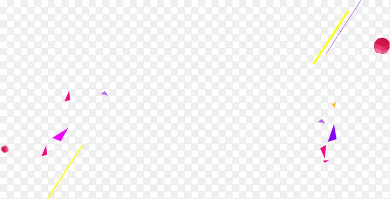 活动海报设计纸屑三角形效果