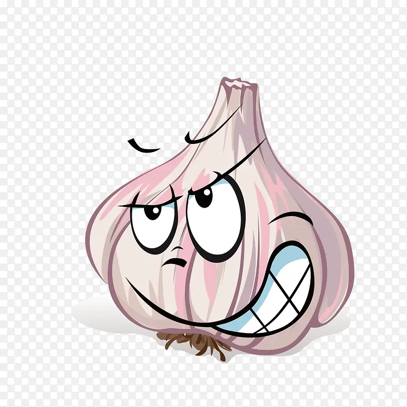 卡通大蒜