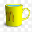 麦当劳彩色马克杯图标