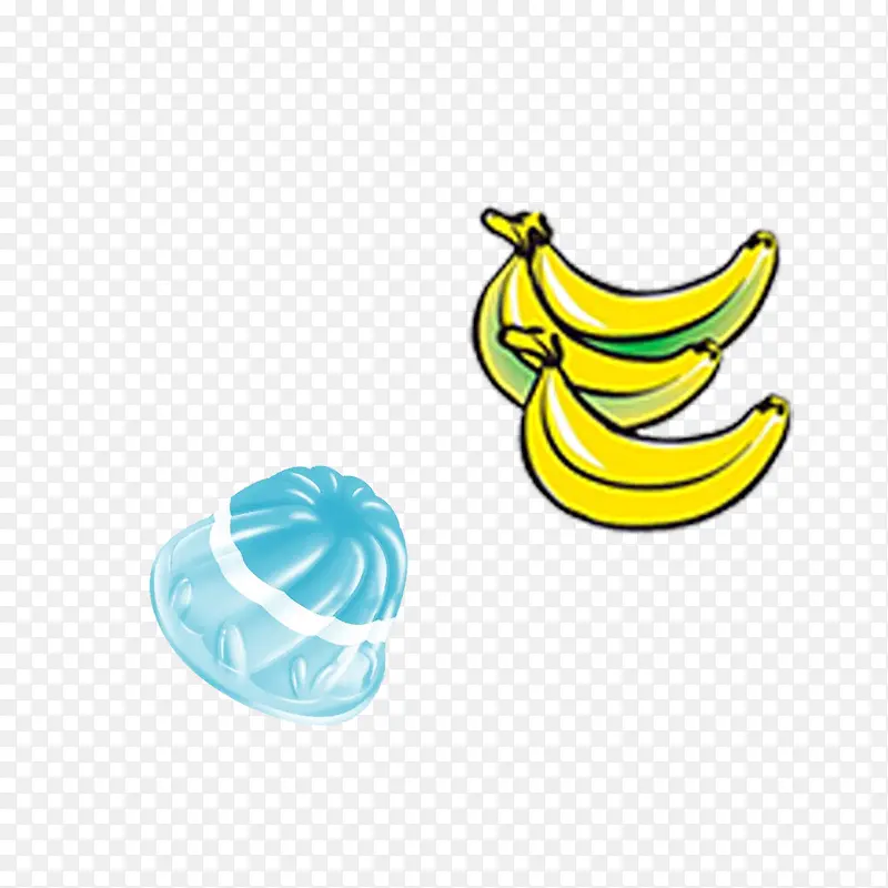 果冻和香蕉