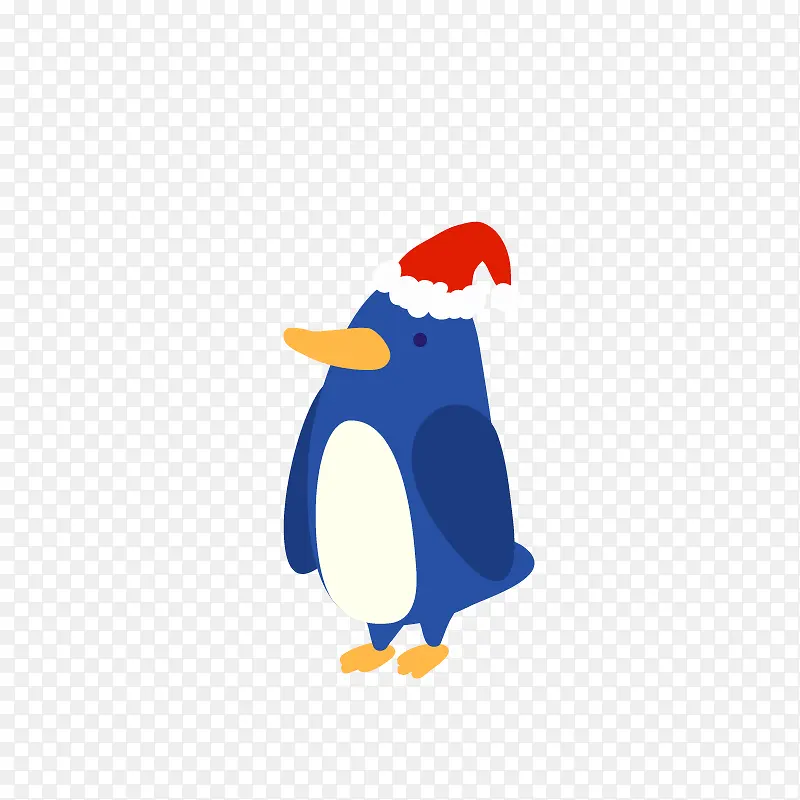 圣诞帽企鹅