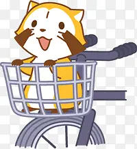 卡通狸猫