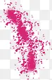 粉色飞溅创意蚂蚁造型抽象