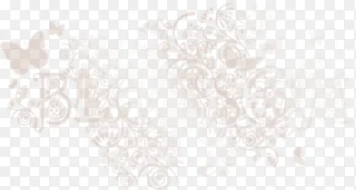 欧式奢华花纹蝴蝶