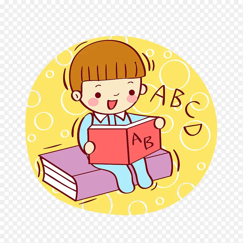 坐着看书的女孩