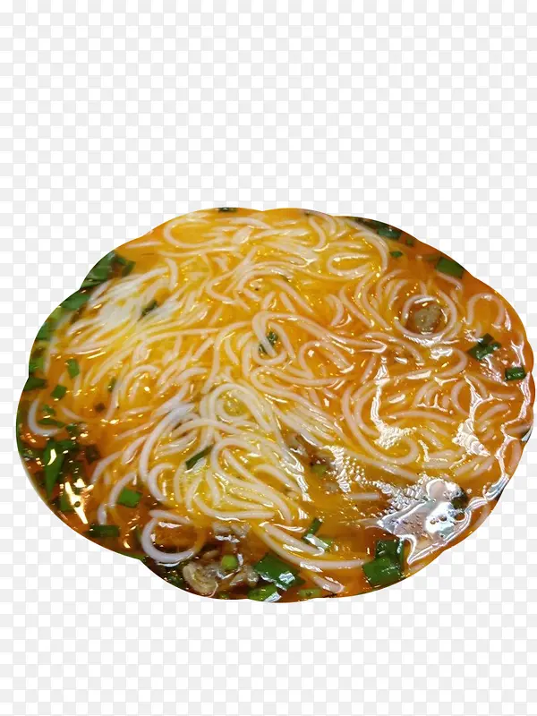 鸡汤葱油米线