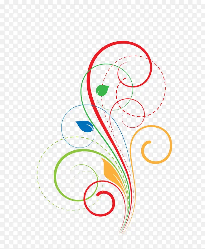 五颜六色的花纹