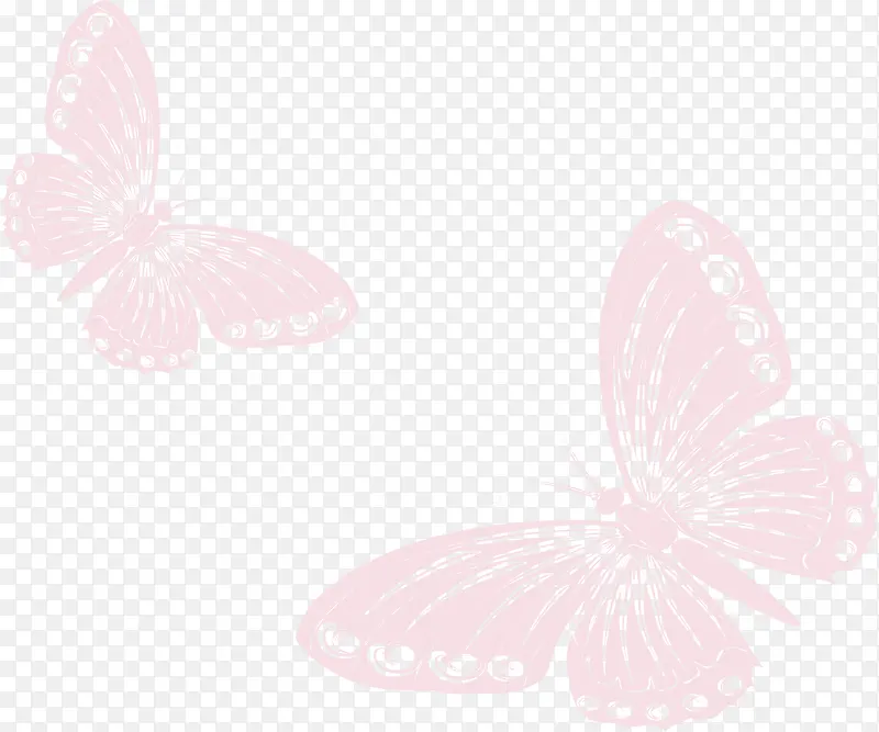 粉色蝴蝶花纹